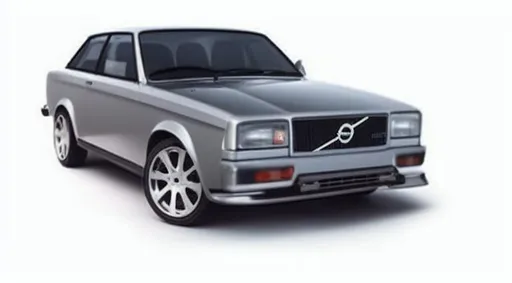 Prompt: volvo 240 made by modern day volvo