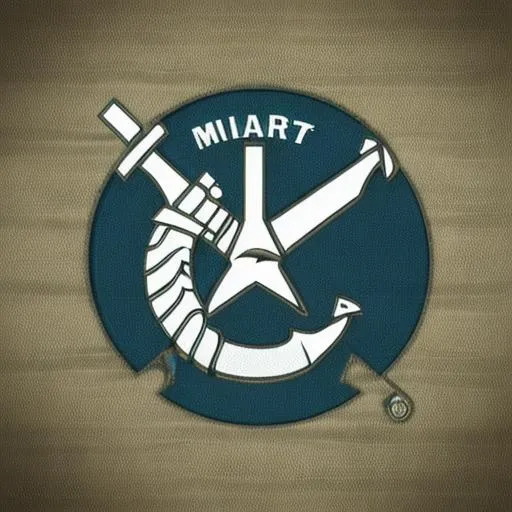 Prompt: a cool millitary marine logo no text