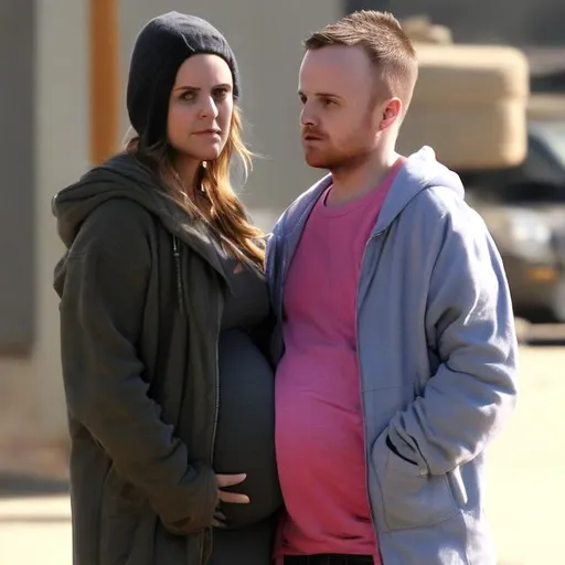 Prompt: Jesse Pinkman pregnant