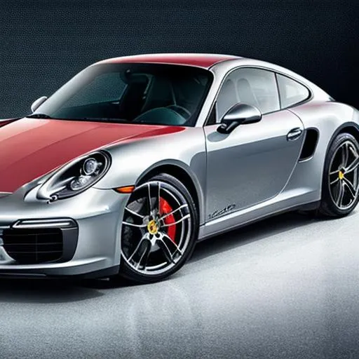 Prompt: Porsche in the year 3000