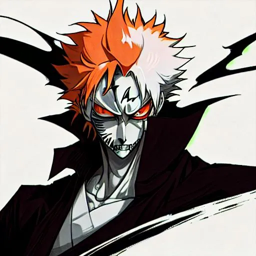 Prompt: Ichigo Kurosaki, detailed 