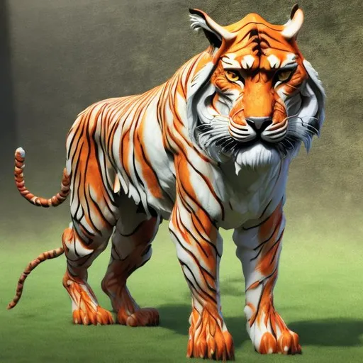 Prompt: realistic Liger full body