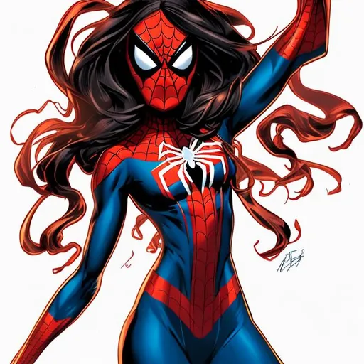 Prompt: A Spider-Woman design after Puerto Rico
