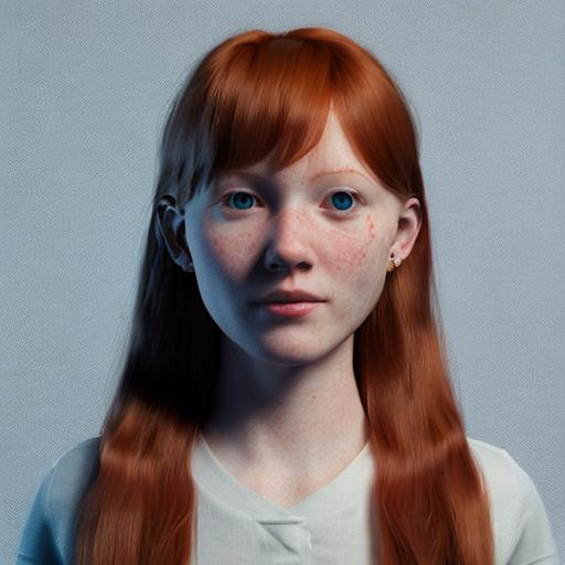 Ginger Haired Girl Openart