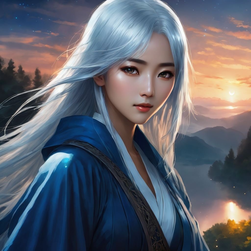 Prompt: (masterpiece,best quality:1.5), , asian woman with white hair, straight hair, blue clothes, holding a sword, in the style of dark azure and light azure, mixes realistic and fantastical elements, vibrant manga, uhd image, glassy translucence, vibrant illustrations, ultra realistic, long hair, straight hair, portrait, mysterious forest, firefly, bokeh, mysterious, night, sky, cloud, eyes detail, beautiful eyes, light in eyes, upper body Negative prompt: bad anatomy ugly missing arms bad proportions tiling missing legs blurry poorly drawn feet morbid cloned face extra limbs mutated hands cropped disfigured mutation deformed deformed mutilated dehydrated body out of frame out of frame disfigured bad anatomy poorly drawn face duplicate cut off poorly drawn hands error low contrast signature extra arms underexposed text extra fingers overexposed too many fingers extra legs bad art ugly extra limbs beginner username fused fingers amateur watermark gross proportions distorted face worst quality jpeg artifacts low quality malformed limbs long neck lowres poorly Rendered face low resolution low saturation bad composition Images cut out at the top, left, right, bottom deformed body features poorly rendered hands ugly, disgusting, out of frame, out of shot, clipping, 3d, cartoon, 3dcg, doll, render, bad anatomy, bad hands, text, error, long neck Steps: 50, Sampler: DPM++ 2M Karras, CFG scale: 9, Seed: 864439915, Size: 1024x1024, Model hash: 0f1b80cfe8, Model: dreamshaperXL10_alpha2Xl10, Version: v1.5.1  Time taken: 10 min. 20.1 sec.
