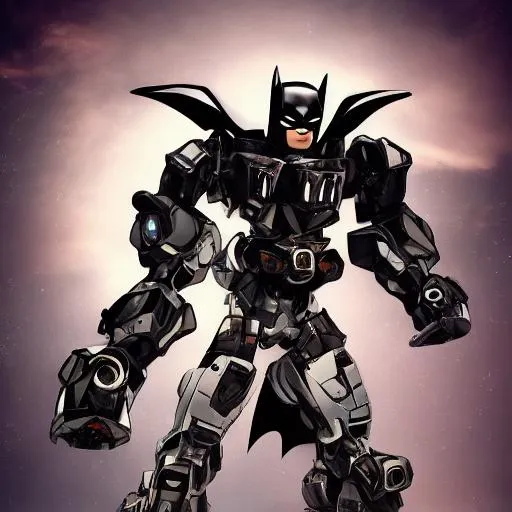 Batman Mech Suit, mech suit, armour, dc comics, dc, dark knight, night, day  vs night, HD phone wallpaper | Peakpx