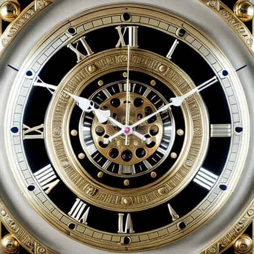 Prompt: Create the state-of-art design of an high-end realistic classical clock face image {{realistic analogue dial,  realistic bezel, properly displayed realistic clock indices, high-detailed realistic spherical  quadrant, highly detailed metallic complete clock hands, Octane 3D, UHD, HDR, 256K}} by using and applying volumetric light, bokeh, clarity, focus sharp, fit in frame, centered, high contrast, order, axis, symmetry, proportions, rhythm, datum, harmony and a great background.

