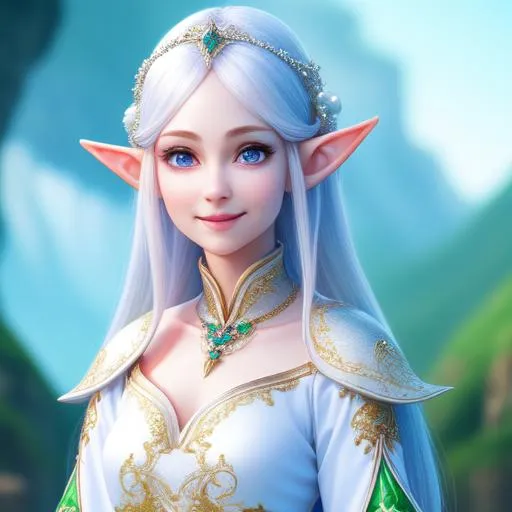 Realistic, insanely beautiful elf, thin_short_small_...