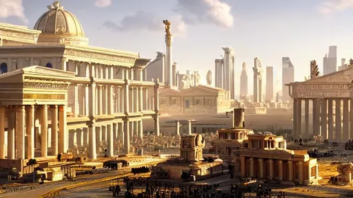 ultrarealistic futurist city glory of roman empire,... | OpenArt