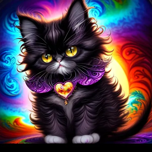 Prompt: Beautiful, Epic, Amazing, dark swirl, 3D, HD, Mandelbrot Julia Fractal ink, (Beautiful {furry!!! Persian Cat}kitten and happy face with {heart-shaped Sunset}), freeform psychedelic chaos ultra HD, digital painting,  oceanic background, uber detailed, 64k, high quality, sharp focus, studio photo, intricate details, highly detailed --s98500