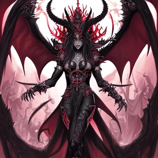 Prompt: demon queen asmodeus 