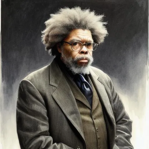 Prompt: UHD Cornel West in style of Andrew Wyeth
