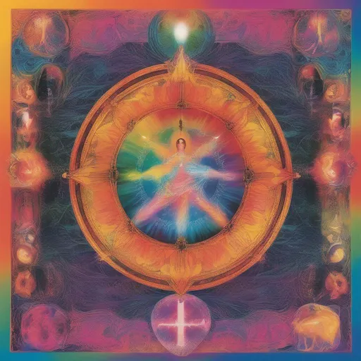 Prompt: album cover, colorful, sacred
