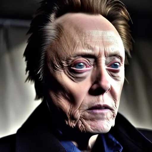 Prompt: Christopher Walken in the dark