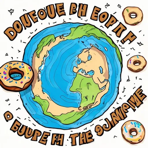 Prompt: donut earth theory, surprise me