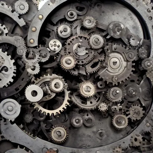 Prompt: Cogs in the machine