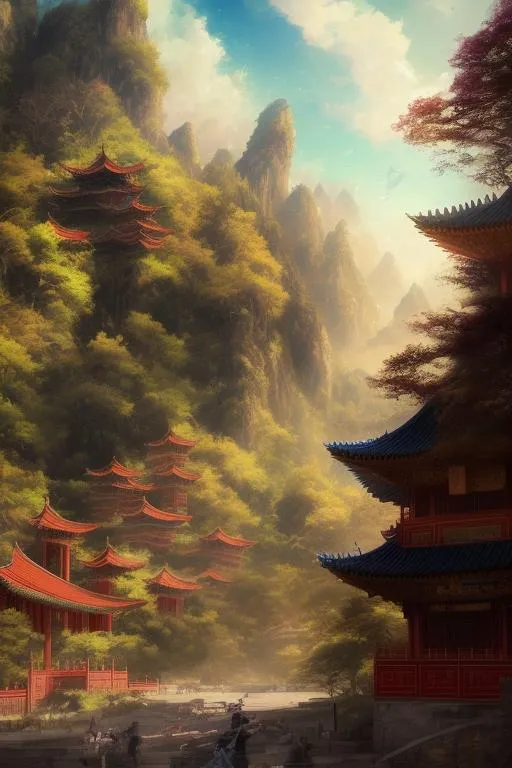 Prompt: Beautiful chinese monk old bald, Ben Bauchau, Michael Garmash, Daniel F Gerhartz, Clint Cearley, Carne Griffiths, Jean Baptiste Monge, strybk style, warm dreamy lighting, matte background, volumetric lighting, pulp adventure style, fluid acrylic, dynamic gradients, bold color, illustration, highly detailed, simple, smooth and clean vector curves, vector art, smooth, johan grenier, character design, 3d shadowing, fanbox, cinematic, ornate motifs, elegant organic framing, hyperrealism, posterized, masterpiece collection, bright lush colors, TXAA, penumbra, alcohol paint, wet gouache, dark paranormal, concept art, h.r. giger, jeremy geddes, airbrush, sublime composition, + 36.5 mm f0 cinematic quality , low horizon, layered insanity detailed texture , lithographic style, dim dusk, atmospheric lighting, 32K, , low poly, isometric art, 3d art, high detail, artstation, concept art, behance, ray tracing, smooth, sharp focus, ethereal lighting
