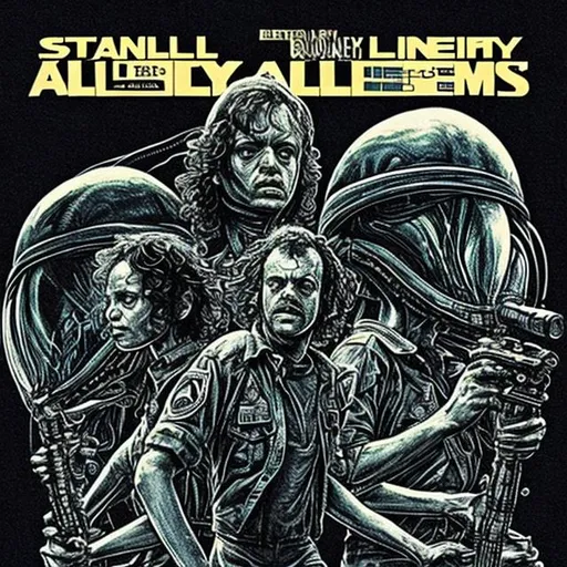 Prompt: Stanley Kubrick's Aliens




