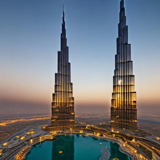 Prompt: Background Burj Khalifa 