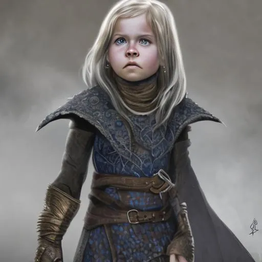 Prompt: half-dragonborn child, portrait, D&D, realistic, highly detailed, 4k,