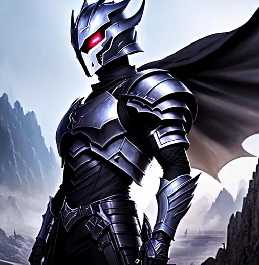 Prompt:  Sci fi movie poster
full body picture, Mena Massoud, Cubone bone mask, 1 male, sleeveless, black hair, brown eyes, battlefield, ethereal, black demon knight from FFXIV, epic, battlefield, helmet, ethereal, FFXIV black armor, jewelry set,handsome, royal vibe, highly detailed, digital painting, Trending on artstation , HD quality, tan skin,artgerm,  by Ilya Kuvshinov 
