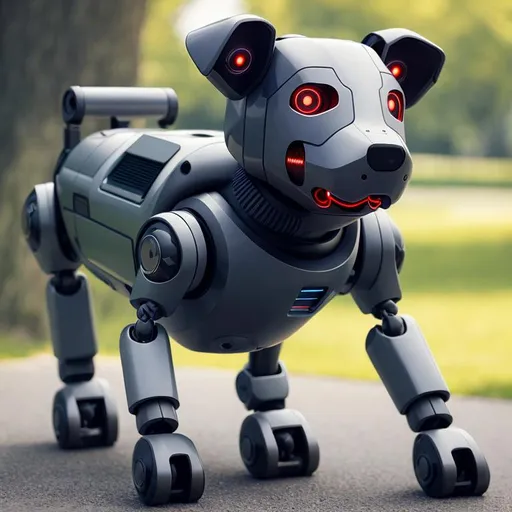 Prompt: DOG ROBOT, 4K, UHD, REALISTIC, PERFECT, COOL