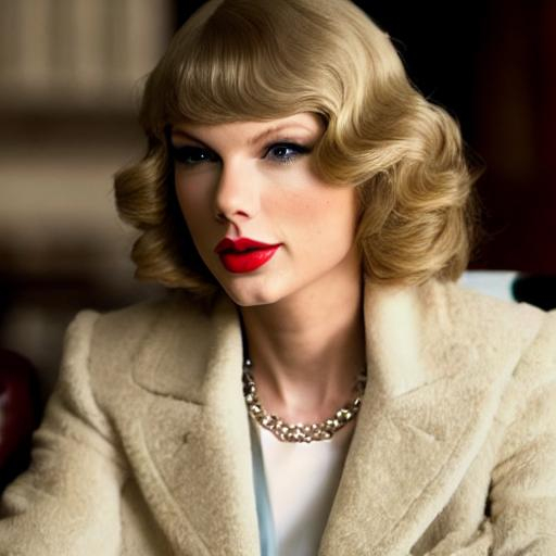 taylor swift as carol aird in the movie carol with r...