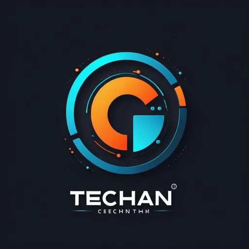 Prompt: e-commerce website LOGO name “TechAn” create it with modern and simple design theme about technology