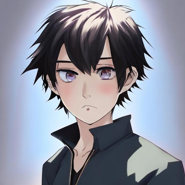 anime profile picutre of a boy with - OpenDream