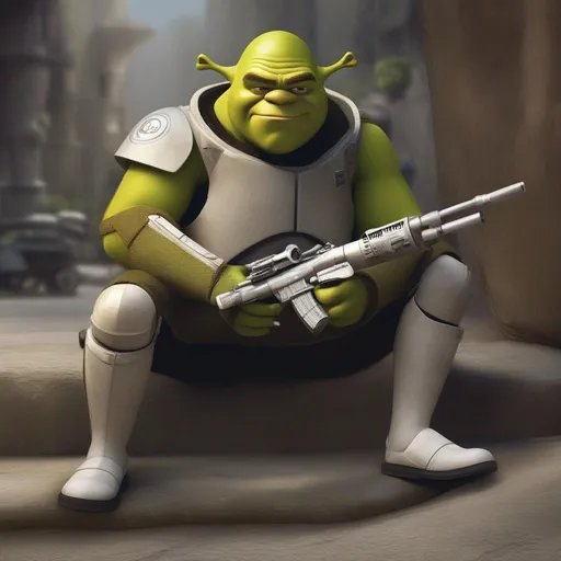 Prompt: Shrektrooper