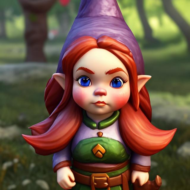 Female Gnome redhead