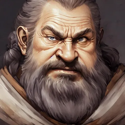 Prompt: "I would like to commission a highly realistic and extremely detailed face portrait of an Dwarf male character from Warcraft. The character should be modeled after an Medieval young princess with beautiful long, curly, and wavy black hair, thin arched eyebrows, and striking blue eyes. He should be wearing a black clothes and an intricate crystal circlet on his forehead. The artwork should be created in either 4K or 16K resolution and should be of photo realistic quality."