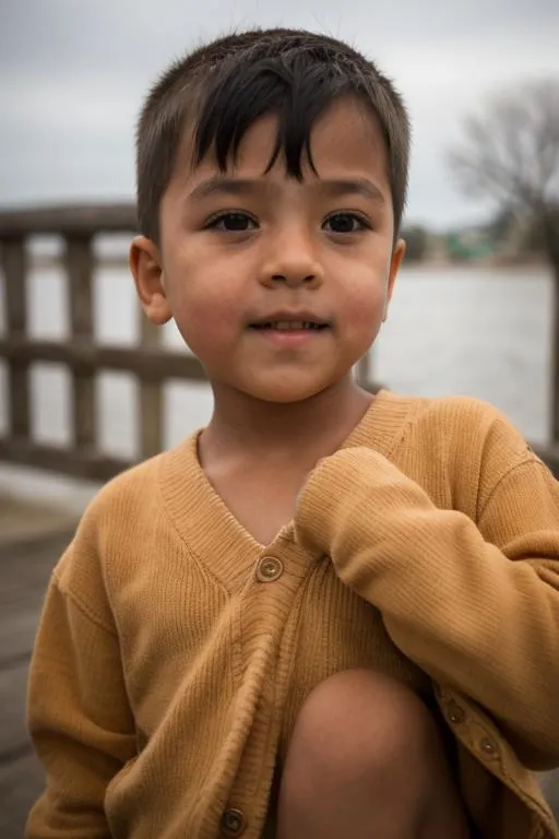 Prompt: A kid photo 