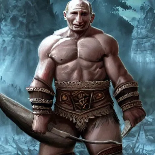 Prompt: Putin the orc