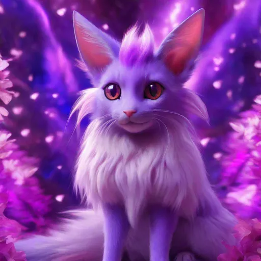 Prompt: (Espeon), realistic, photograph, fantasy, epic oil painting, (hyper real), furry, (hyper detailed), extremely beautiful, on back, playful, UHD, studio lighting, best quality, professional, ray tracing, 8k eyes, 8k, highly detailed, highly detailed fur, hyper realistic thick purple fur, canine quadruped, (high quality lilac fur), fluffy, shiny fur, full body shot, top quality art, hyper detailed eyes, depth, perfect composition, ray tracing, vector art, masterpiece, trending, instagram, artstation, deviantart, best art, best photograph, unreal engine, high octane, cute, adorable smile, lying on back, flipped on back, lazy, peaceful, highly detailed background, vivid, vibrant, beautifully detailed defined legs, intricate facial detail, incredibly sharp detailed eyes, incredibly realistic scarlet fur, concept art, anne stokes, yuino chiri, character reveal, extremely detailed fur, sapphire sky, complementary colors, golden ratio, rich shading, vivid colors, high saturation colors, silver light beams