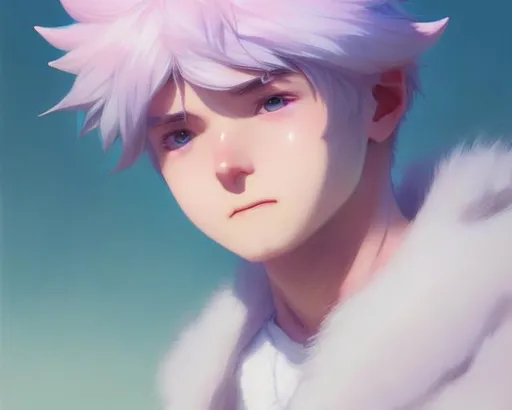 White Haired Soft Boy