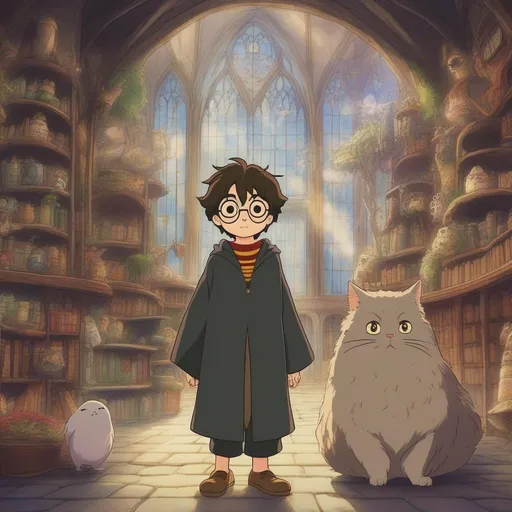 Harry potter and lovecraft inspired anime guild room