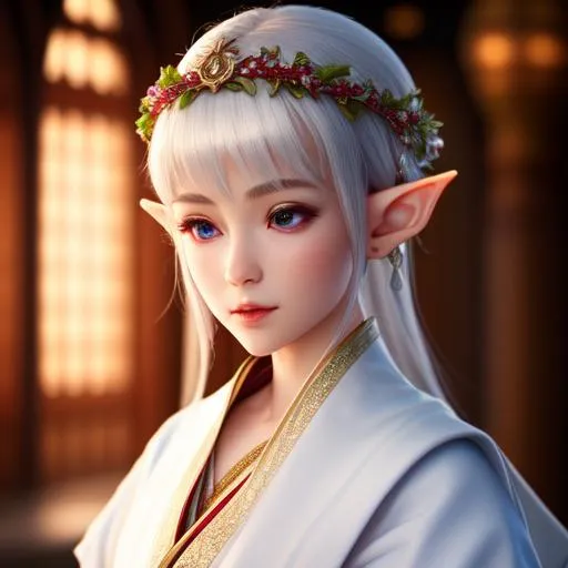 Realistic, insanely beautiful elf, thin_short_small_... | OpenArt