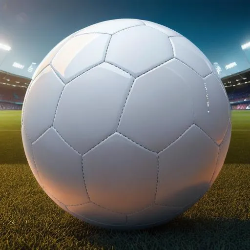 Prompt: Create the state-of-art image of an perfect highly detailed spherical ball of soccer floating on the detailed surface of a realistic Football pitch, centered, fit in frame, intricate details, reflective, harmony, high contrast, balance of tones, focus sharp, high resolution,  UHD engine 5, HDR, Octane 3D, 256K.