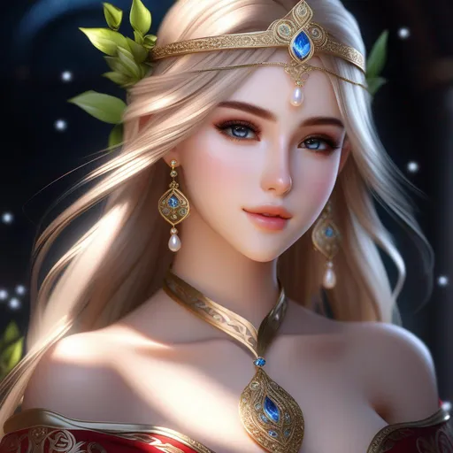 Prompt: {{{{highest quality absurdres best stylized award-winning digital painting lifelike stylized character concept masterpiece with perfect raytracing}}}} of hyperrealistic intricately hyperdetailed wonderful stunning beautiful gorgeous cute lifelike posing feminine 22 year {{{{rpg elf healer priest}}}} with {{hyperrealistic hair}} and {{hyperrealistic perfect beautiful lifelike eyes}} wearing {{hyperrealistic perfect rpg elf healer priest robe}} with deep visible exposed cleavage and abs in a hyperrealistic intricately hyperdetailed fitting background with atmosphere, best elegant octane behance cinema4D rendered stylized epic film poster splashscreen videogame trailer character portrait photo closeup {{hyperrealistic stunning cinematic style with lifelike skin details and reflections}} in {{hyperrealistic intricately hyperdetailed perfect 128k highest resolution definition fidelity UHD HDR superior photographic quality}},
hyperrealistic intricately hyperdetailed wonderful stunning beautiful gorgeous cute natural feminine lifelike face with romance glamour soft skin and red blush cheeks and perfect cute nose eyes lips with sadistic smile and {{seductive love gaze directly at camera}},
hyperrealistic perfect posing body anatomy in perfect epic cinematic stylized composition with perfect vibrant colors and perfect shadows, perfect professional sharp focus RAW photography with ultra realistic perfect volumetric dramatic soft 3d lighting, trending on instagram artstation with perfect epic cinematic post-production, 
{{sexy}}, {{huge breast}}