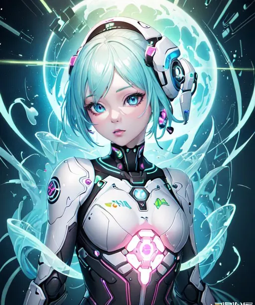 Prompt: Fusion between Bionic Environmental art,A hyperrealistic digital oil painting of a kawaii lovely cute ghost art by borderlands 3 game graphic,stunning,vibrant, 8k resolution concept art, Artgerm,dynamic lighting hyperdetailed intricately detailed Splash art trending on Artstation triadic colors Unreal Engine 5 volumetric lighting