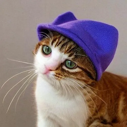 Cats wearing hats
