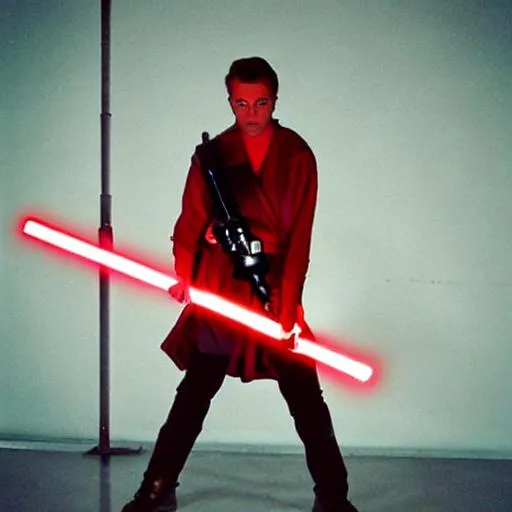 Prompt: Lightsaber Cool Red 