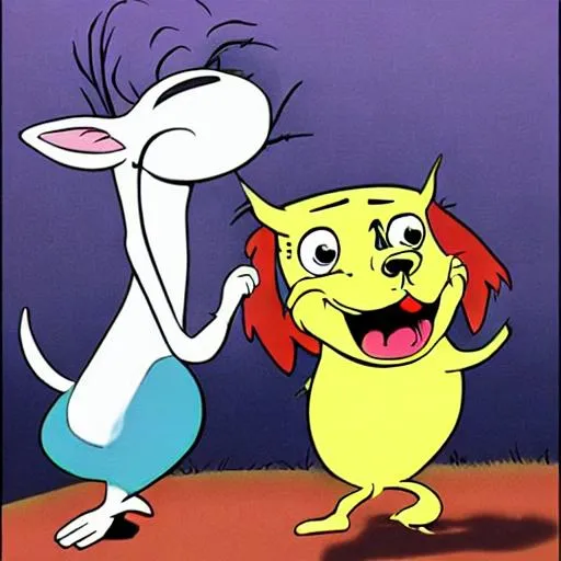 Prompt: loony tunes on crack