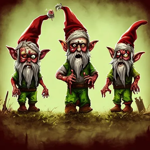 zombie gnomes OpenArt