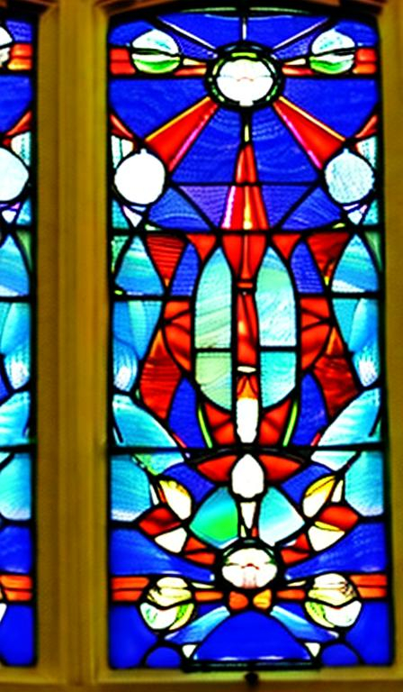 Stained -glass window, LSD, DMT, vivid color, insane... | OpenArt