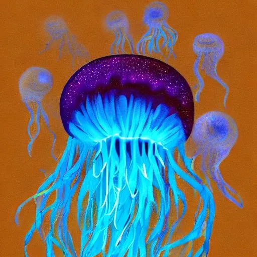 Prompt: mystical jellyfish