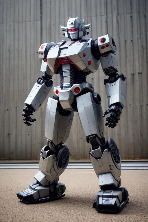 Prompt: japan anime robot look like	"Megatron", random pose, random background, giant

vintage, miniature. (high detailed skin:1.2), 8k uhd, dslr, soft lighting, ideal human, high quality, film grain, Fujifilm XT3, hyper realistic, detailed head