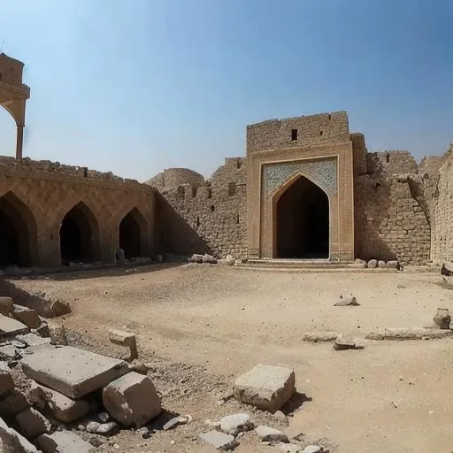 Prompt: Medieval war destruction battle ancient iran vintage old world realistic first person gopro footage 
