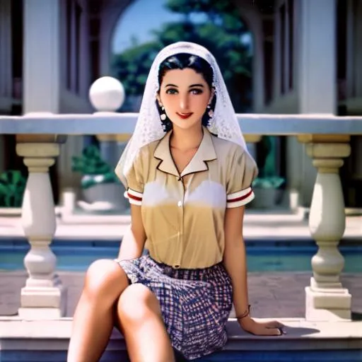 Prompt: Photo, 1950, Yael Shalbia 